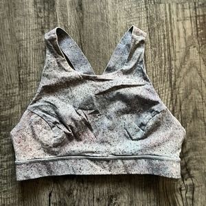 Lululemon Sz 12 Tank top Sports Bra Racerback - no pads